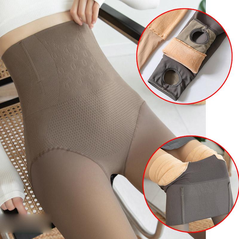 Толстые бархатные леггинсы, женские зимние компрессионные брюки с высокой талией, теплые брюки, тонкая эластичность