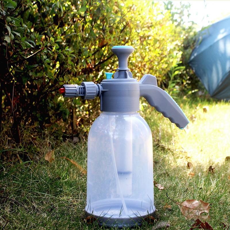 2л автомобильный распылитель для мытья автомобиля, пенный распылитель, распылительный тип с предохранительным клапаном для бытового автомобильного распылителя, ручной распылитель под давлением