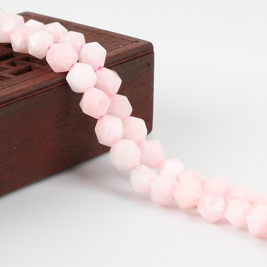 Граненый натуральный камень, острые 8 мм, свободные бусины, ожерелье, браслет, аксессуар для изготовления ювелирных изделий