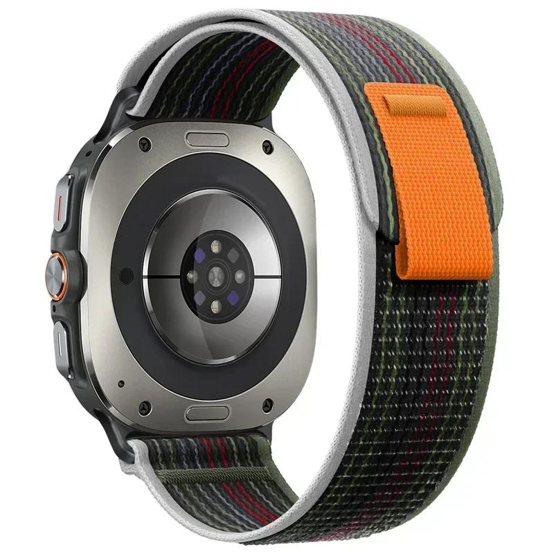 Нейлоновый ремешок Trail Loop для Samsung Galaxy Watch Ultra 47 мм Без зазоров Спортивный браслет Ремешок для Samsung Watch Ultra band Correa