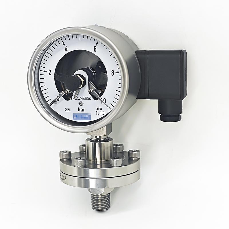 Electrical Contact Pressure Gauge 0-1.6 MPa Vacuum Pressure Controller Switch