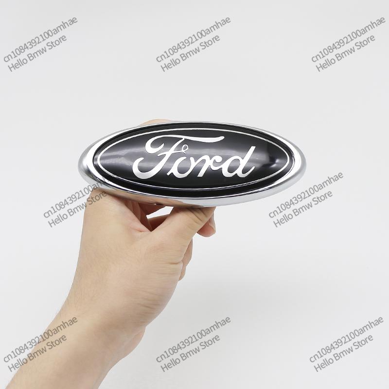 Автомобильная наклейка Ford 14,7 см Наклейка с логотипом на переднюю решетку Наклейка с логотипом с застрявшей ногой Для Fute Focus mk2 mk3 Fiesta mk7 Ranger Mondeo