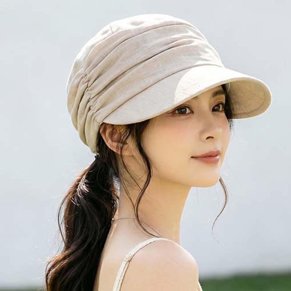 Vintage Looking Peaked Flat Cap British Style Sun Protection Hat Performances