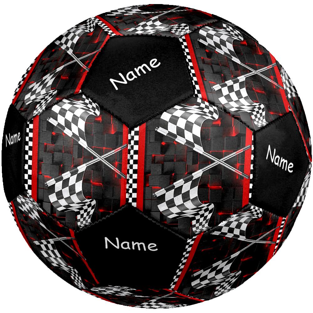 Custom Name Racing Theme Size 5 Soccer Ball, Suitable for Both Indoor and Outdoor Matches, a Gift Suitable for Everyone.