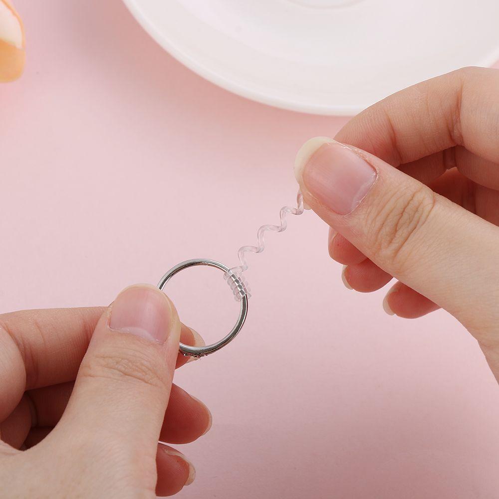 Spiral Jewelry Parts Resizing Tools Tightener Reducer Ring Size Adjuster Shell Hard Guard