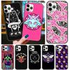 Phone Case For Apple IPhone 13 12 11 Mini Pro MAX SE X XS XR 8 7 6 S Plus Black Cover Hoesjes Art Prime Soft Goth Skeleton