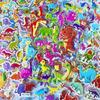 8Sheets/set Q Dinosaurs  Rewards Sticker Puffy Bubble Toys Stickers