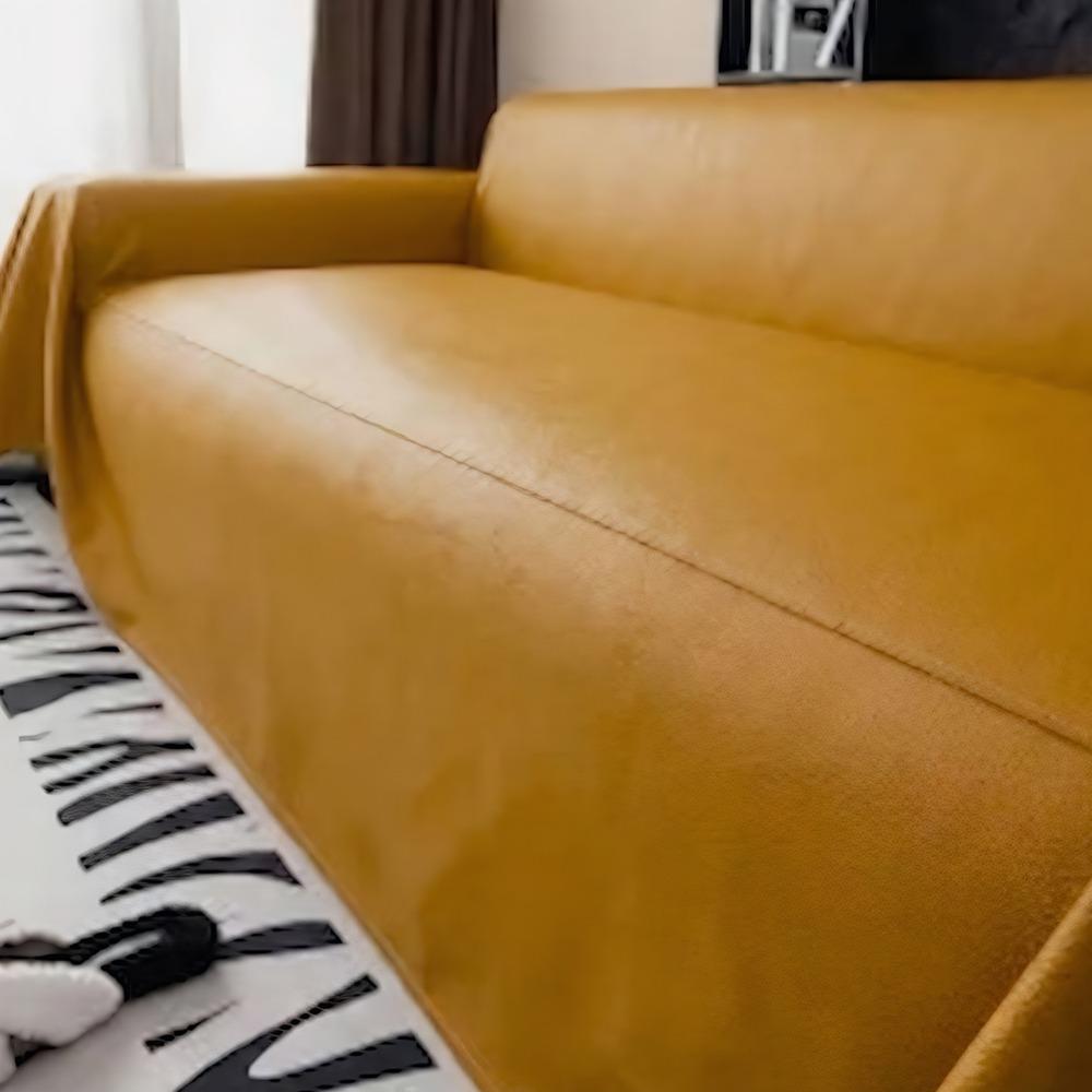 Stain-Resistant PU Leather Sofa Cover Anti-scratch Sofa Towel Durable Slipcover Living Room