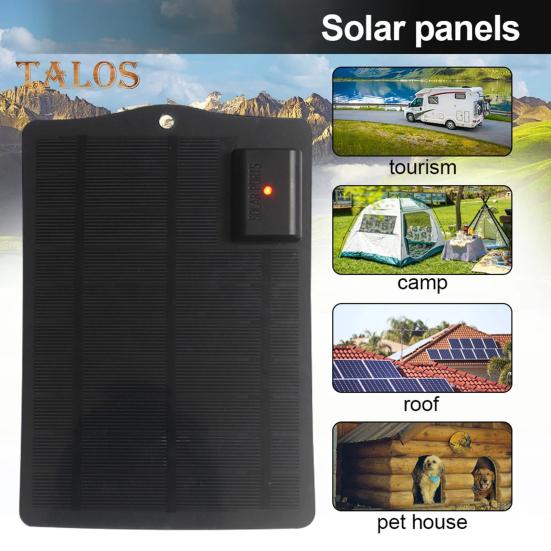 Солнечное зарядное устройство с высокой эффективностью, выходом USB, водонепроницаемое, быстрая зарядка, надежное многофункциональное зарядное устройство для нескольких устройств