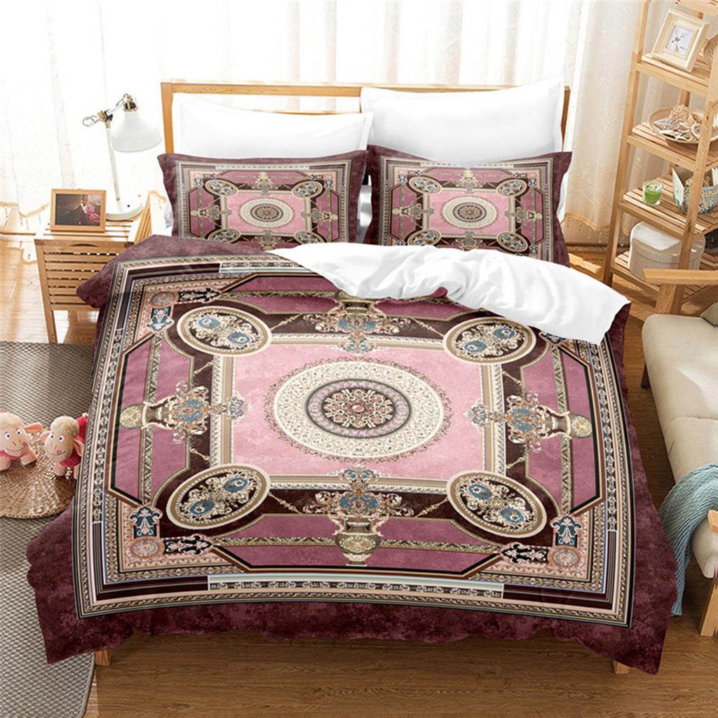 Роскошные ретро цветы и растения пододеяльник микрофибра экзотические цветы в европейском стиле для женщин подарки украшение спальни король