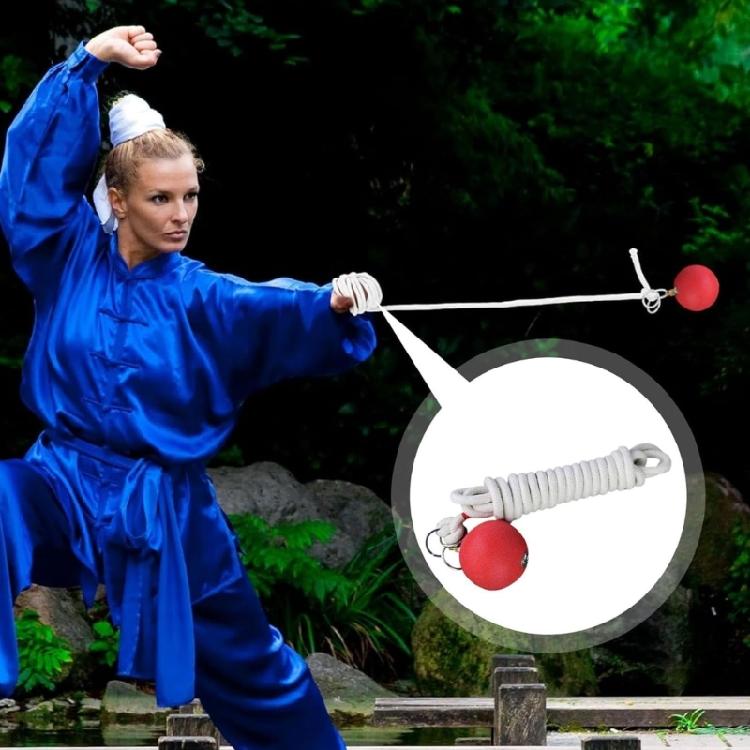 Тяжелый тип Фитнес-мяч для боевых искусств с хлопковым канатом Потоки Китайский традиционный Тренажер Оборудование для боевых искусств