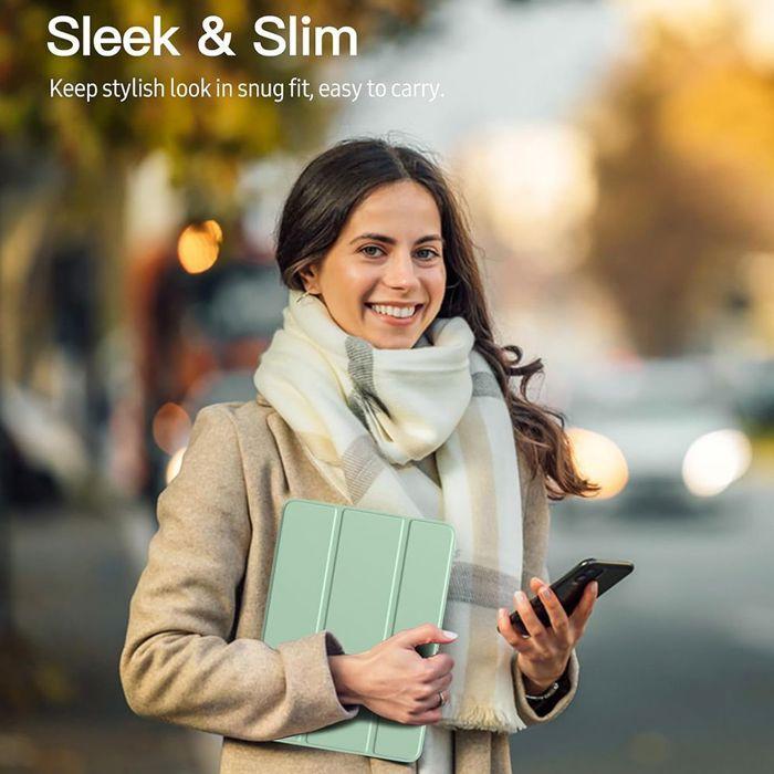 Coque de Protection - E.F.Connection - pour iPad Pro 12,9" - Vert - Verre Trempé - Emplacement Stylet