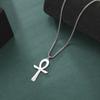 Ancient Pendant Egyptian Ankh Cross Necklace For Men Women Chain Stainless Steel Jewelry Accessories Gifts Collar Hombre