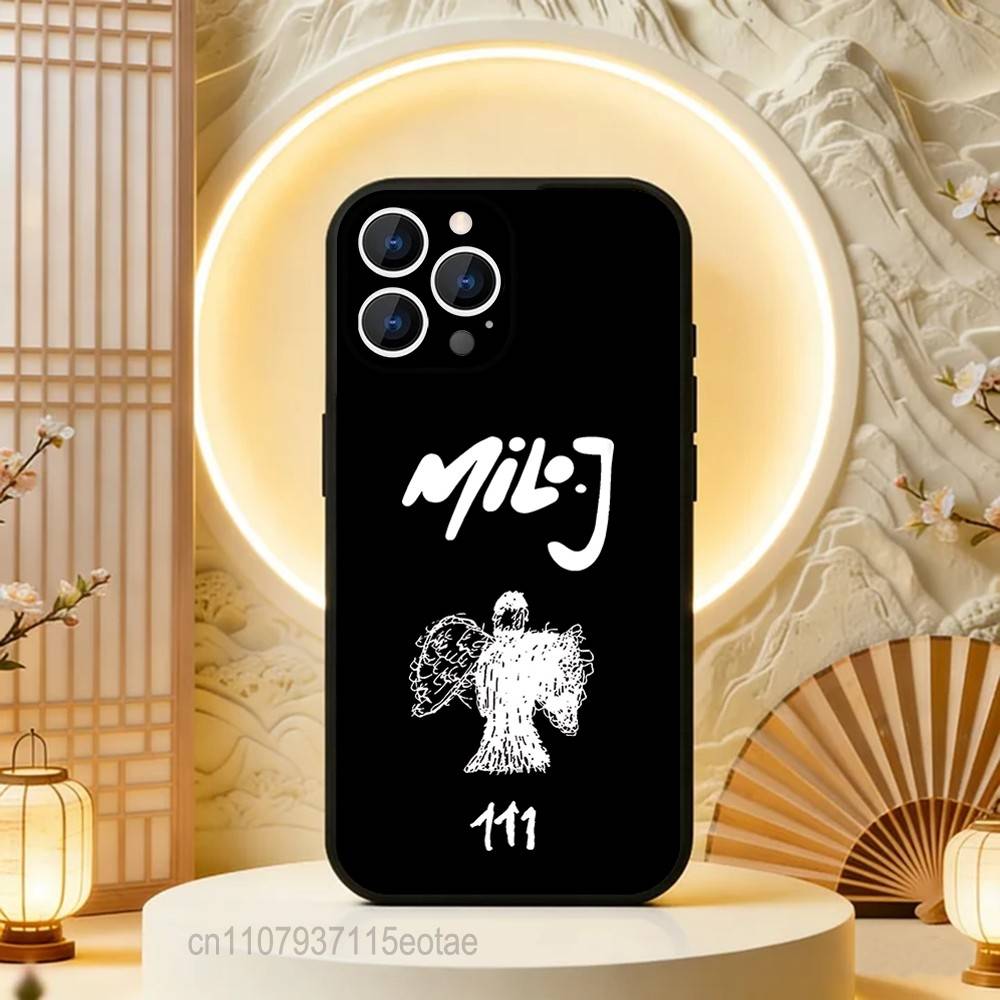 ЧехолSinger Milo J Черный Мягкий Чехол Для iPhone 17 13 14 15 11 16 12 Pro Max Pro Max Plus E Air Mini Чехол для Телефона