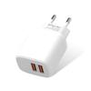 Двухпортовое USB-зарядное устройство 5V2.4A для мобильных телефонов - Европейский стандарт