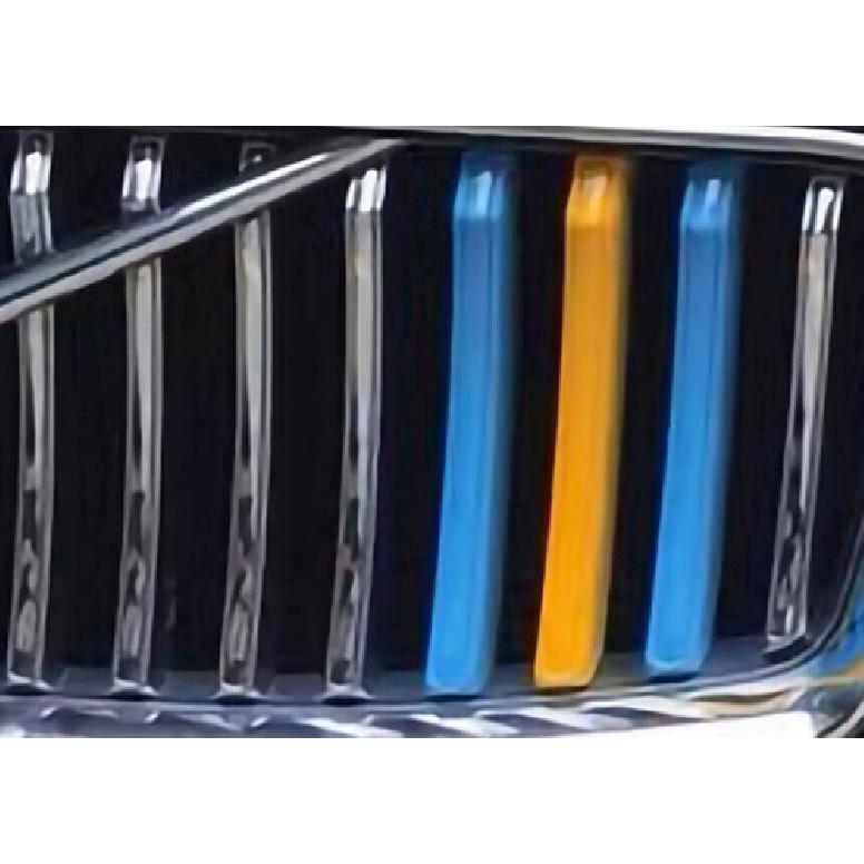 3-Color Front Center Mesh Grille Grill Cover Trim Decor For Volvo XC90 2016-2024