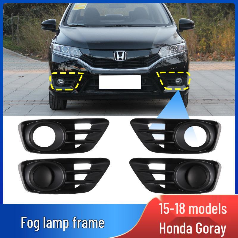 Honda Greiz 15-18 Front Bumper Fog Light Frame Cover Grille Trim