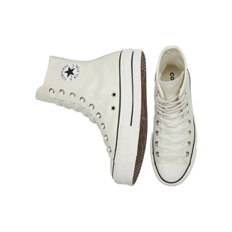 Converse Женские кроссовки Chuck Taylor All Star Lift X-High Egret Белый Черный 569720C