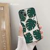 ДЛЯ iPhone Leaves Monstera Green Phone Case 14 11 12 Pro 8 7Plus SE X Pro 14 MAX 12 13 MINI XR XS iphone 14 Мягкие чехлы для телефонов