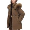 Fashion Big Fur Collar Down Cotton-padded Clothes Women's Short Winter Clothes New Small Tooling Thickened Pie Overcome Cotton-padded Jacket