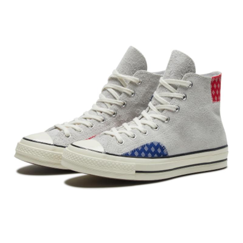Converse Chuck 70 High Удобные Повседневные Высокие парусиновые Унисекс Серо-голубые