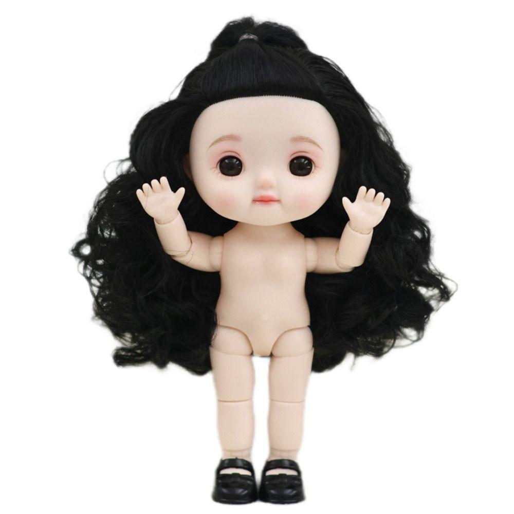 Красивая 1/6 BJD Подвижная кукла-тело Игрушки Кукла с большой головой с волосами Девочка