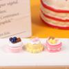 10Pcs Mini Cake Fake Food Mini Figure Miniature Things Dollhouse Items Decorative Accessories