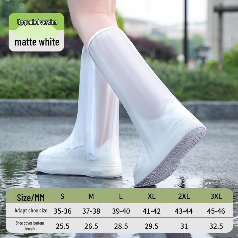 Всесезонные водонепроницаемые нескользящие бахилы из ПВХ для мужчин и женщин — утолщенные, прочные и идеально подходят для езды на велосипеде