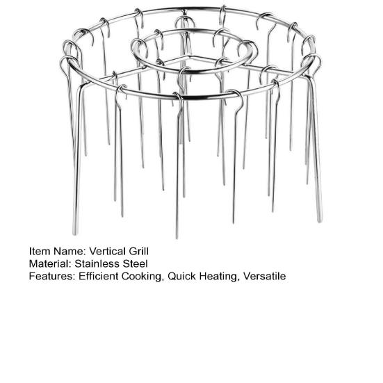 Подставка-шампур для аэрофритюрницы, решетка-гриль с 48 шампурами, круглая