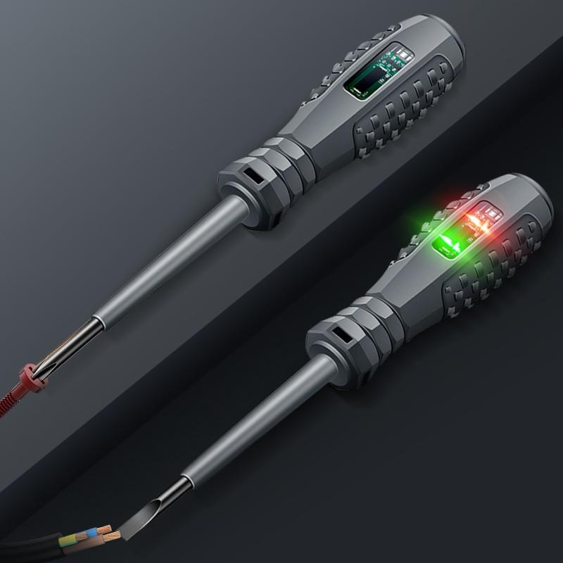 Отвертки с надписью/крестиком, неоновая лампа, индикатор, измерительная электрическая ручка, изолированная ручка для электрика, карманный тестер, инструменты для ручек