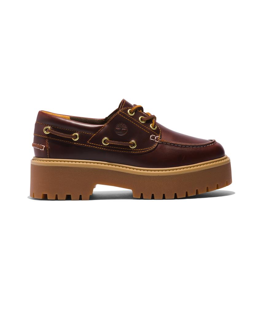 Timberland (Women'S) 3-Eye Premium Platform Boat Shoes - Burgundy / A2Qdm-D57