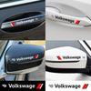 2026 Hot For Volkswagen VW 4Pc Car Door Anti Scratch Auto Door Handle Protector Decals Wiper Stickers For Volkswagen VW Golf 4 7
