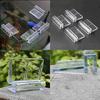 4Pcs 6/8Mm Aquarium Tank Clear Plastic Clips Glass Cover Strong Support Holders