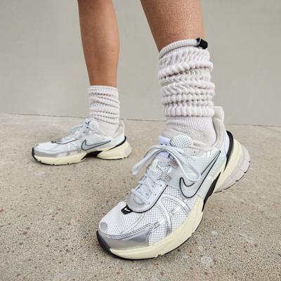 Nike V2K Run Белый металлик/Серебристый (Женский)