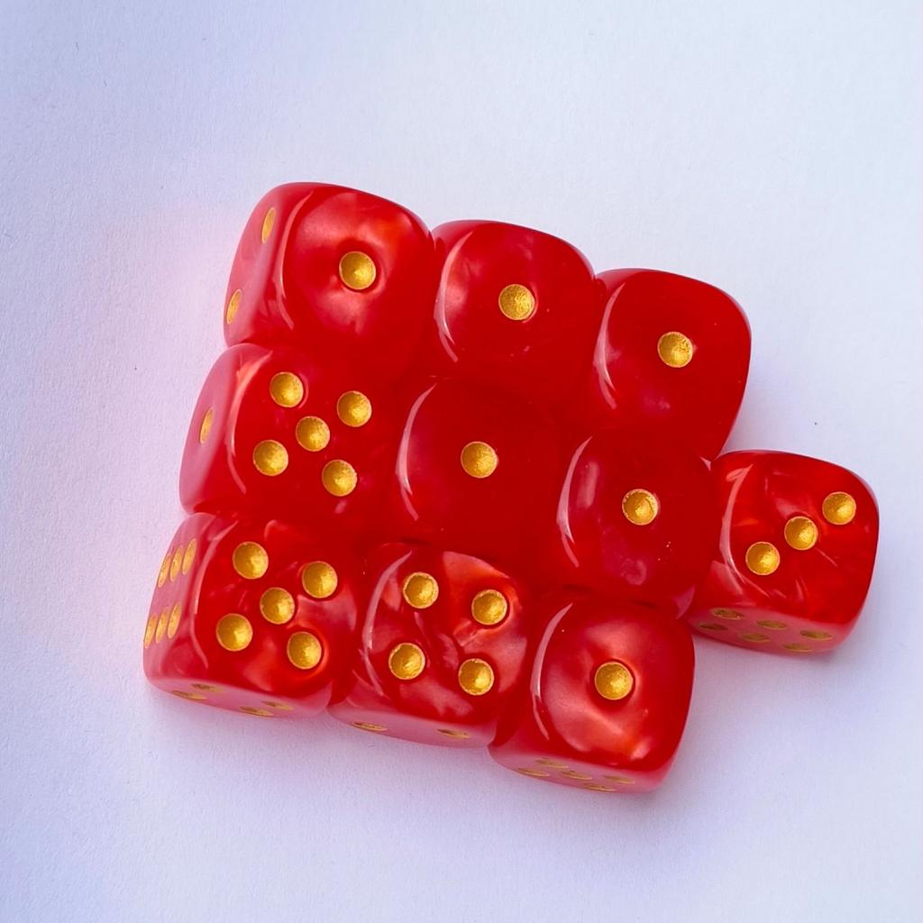 Набор из 10 штук 12-миллиметровых круглых кубиков с жемчужным узором и точками, цифровой набор кубиков, ролевая игра, COC, Dnd, настольная игра, кубики для развлечений для беговой группы, Dnd