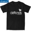Мужская Женская WHITE PONY Deftones Музыкальная Группа Тур Футболка Хлопковая Одежда Винтажная С коротким рукавом Круглый воротник С графическим принтом Футболки
