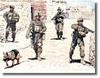 Master Box American 4 Active Infantry Military Dog Afghan War Search Unit Plastic Model MB35154 1/35 +