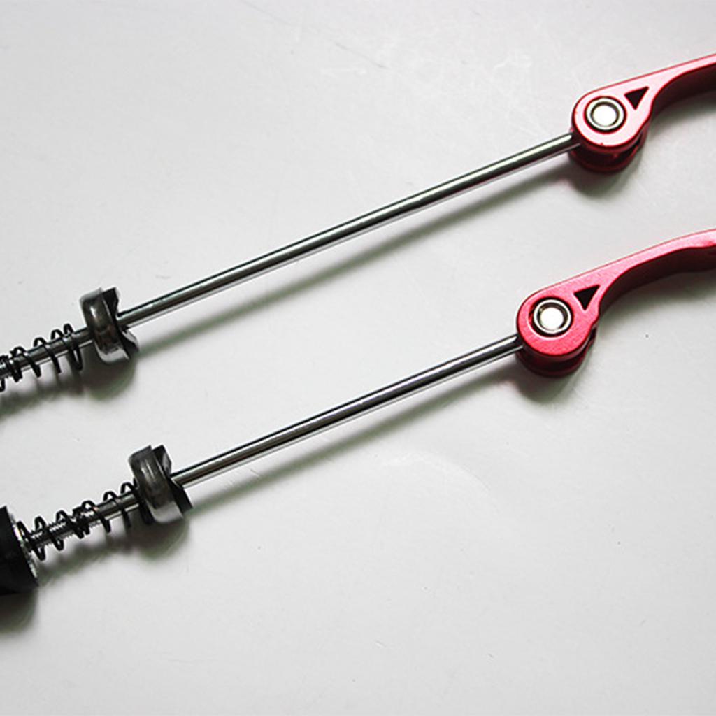 2pcs Mountain Bicycles Hub Quickly Release Skewer Aluminum Alloys Skewer for Stability and Durability
