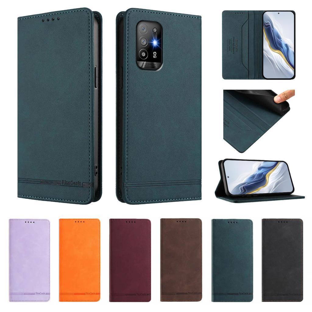 Luxury Leather Case For OPPO A98 A96 A95 A94 A93 A92 A80 A79 A78 A77s A77 A76 A74 A72 A60 Magnetic Flip Wallet Phone Cover