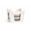 White Kitchen Towel and Cloth Rack, Countertop Organizer