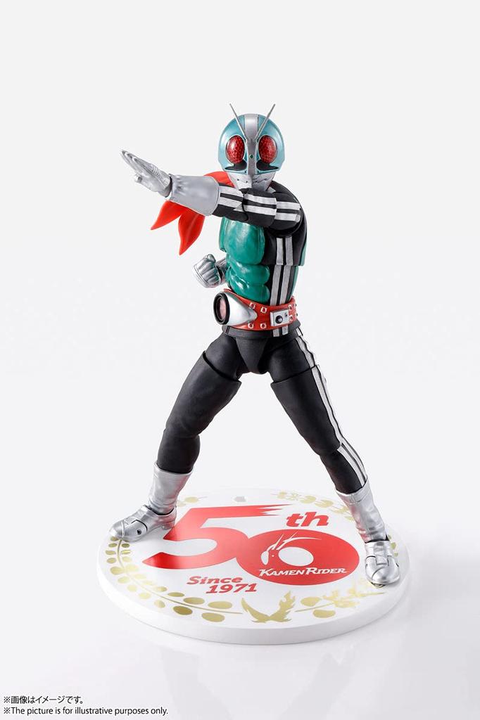 TAMASHII NATIONS Kamen Rider New 1 50th Anniversary Approximately 145mm Painted Movable Figure S.H.Figuarts (Shinkocho Seiho) No. Ver. PVC&ABS