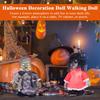 Halloween Decoration Doll Walking Doll Voice Control Induction Walking Luminous Bar Haunted House Scene Layout Display
