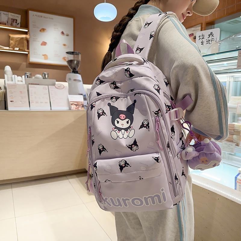 Милый рюкзак для детей с принтом для средней школы - Легкая дорожная сумка для женщин