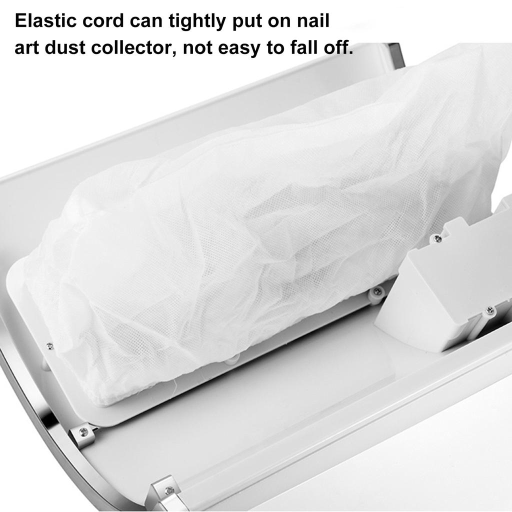 10Pcs Non woven Replacement Bags For Nail Art Dust Suction Collector Nail Dust Suction Collector Bag Nail Vacuum