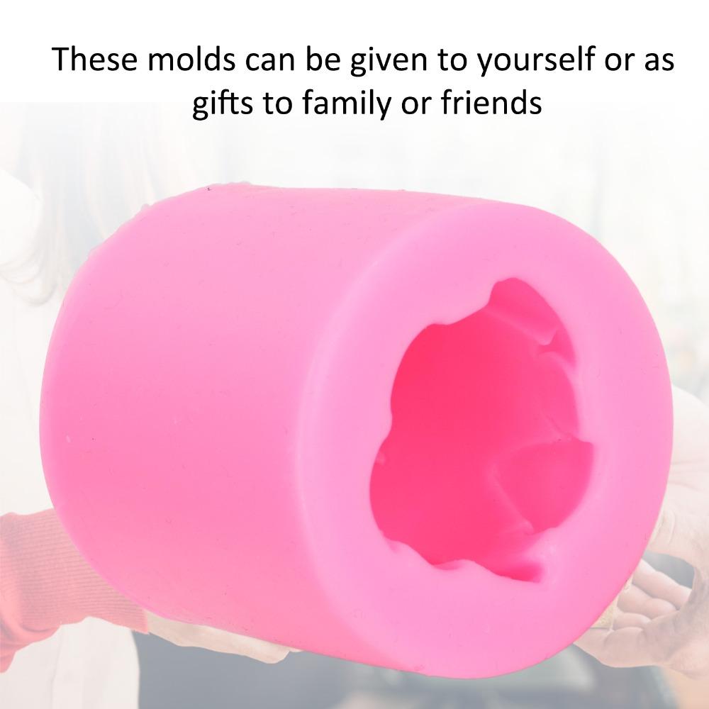 Non Stick Rose Silicone Mould 3D Shape 3D Rose Flower Mould Cake Tools Soap Mould DIY Crafts