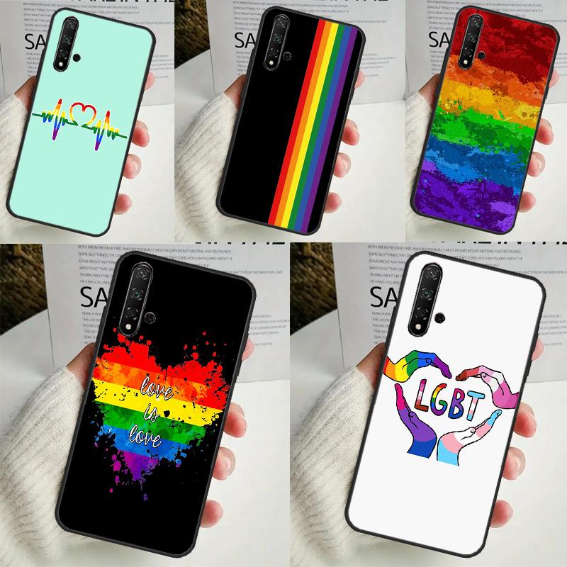 Чехол Gay Lesbian LGBT Rainbow Pride для Huawei Nova 10 9 SE 11 Pro 11i 8i 7i 3i Y60 Y61 Y70 Y90 Y91 P20 P40 P30 Lite