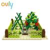 Ovly Farm Tomato Patch MOC Vegetable Fruit Parts Set Animals DIY Building Block Kit Kids Gift with Manual