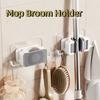 Plastic Brush Broom Hanger Waterproof Broomstick Hanger Multi-functional Mop Broom Holder  Garden