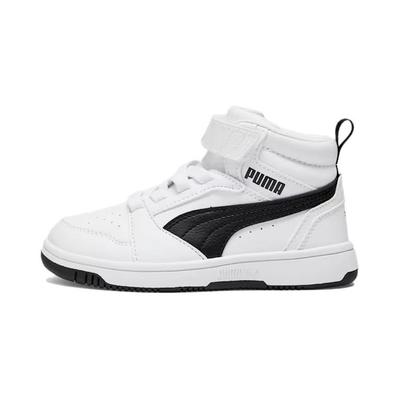 Rebound V6 Mid Top Kids Lifestyle Shoes White Children Aged 3 7 Years Old Kids' 393832-02