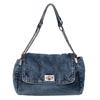 Street Style Denim Canvas Bag Shoulder Bag Solid Crossbody Bag Casual Vintage Handbag  Streetwear